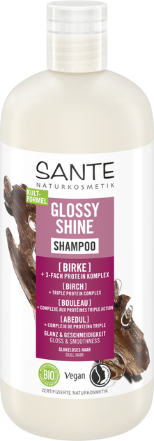 Акція на Біо-Шампунь Sante Glossy Shine для блиску волосся 500 мл від Rozetka