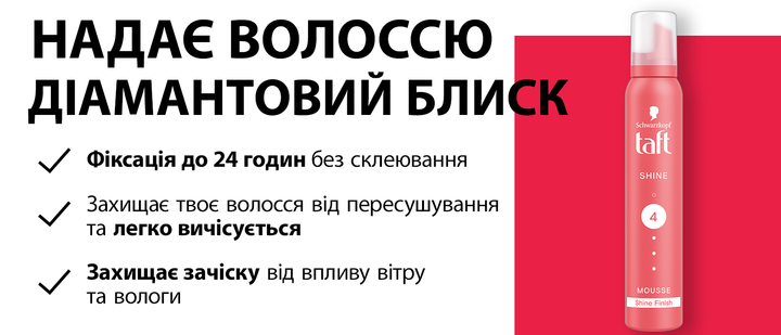 Піна для волосся Taft Shine 4 200 мл (3838824083667) - изображение 8