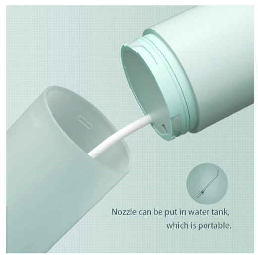 Ирригатор портативный Enchen Water Flosser Mint 3 аккумуляторный 3 режима работы со сменной насадкой - изображение 8