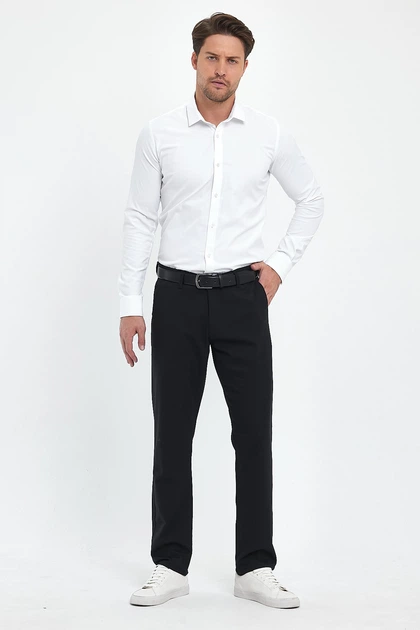 Штани comfort fit Trend Collection 3820 чорний (LOPES 29/63) 33 - Фото 2 Штани comfort fit Trend Collection 3820 чорний (LOPES 29/63) 33 - зображення 2