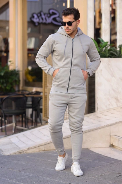 Кофта на замке спортивная флис Trend Collection 6164 светло-серый (BOYALI GRI) 2XL - Фото 9 Кофта на замке спортивная флис Trend Collection 6164 светло-серый (BOYALI GRI) 2XL - изображение 9