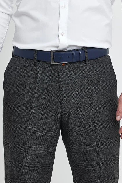 Штани slim fit Trend Collection 006 чорно-сірий (COL. 6) 30 - Фото 2 Штани slim fit Trend Collection 006 чорно-сірий (COL. 6) 30 - зображення 2