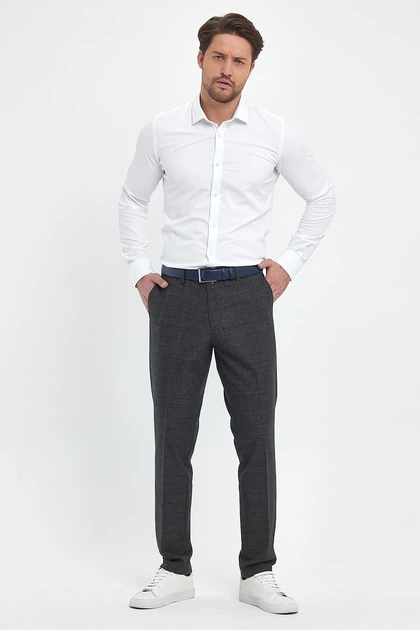 Штани slim fit Trend Collection 006 чорно-сірий (COL. 6) 30 - Фото 9 Штани slim fit Trend Collection 006 чорно-сірий (COL. 6) 30 - зображення 9