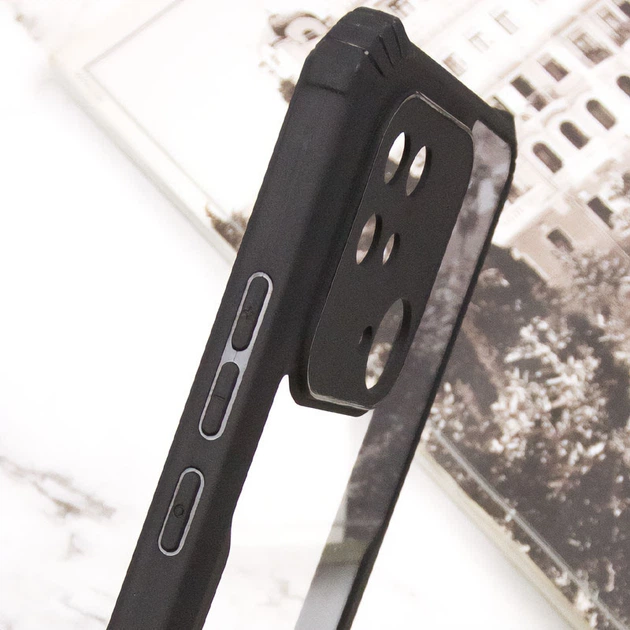 Протиударний чохол TPU+PC Ease Black Shield для Xiaomi Redmi 10C Black - зображення 4