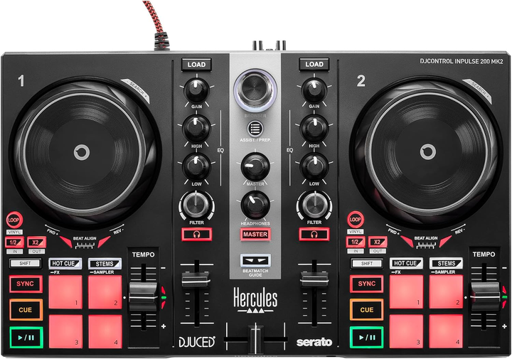 Zestaw treningowy dla DJ-ów Hercules DJ Learning Kit MK2 (3362934746490) - obraz 3