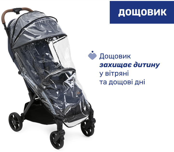 Прогулочная коляска Chicco Goody XPlus Синяя (87040.38.07) - изображение 5