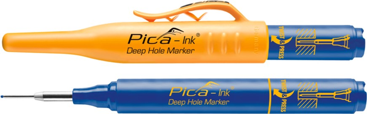 Маркер фирменный с длинным носиком Pica Ink Deep Hole Marker, 150/41 ...