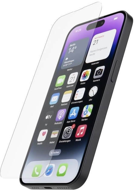 Захисне скло Hama для Apple iPhone 14 Pro Transparent (4047443496133) - зображення 1