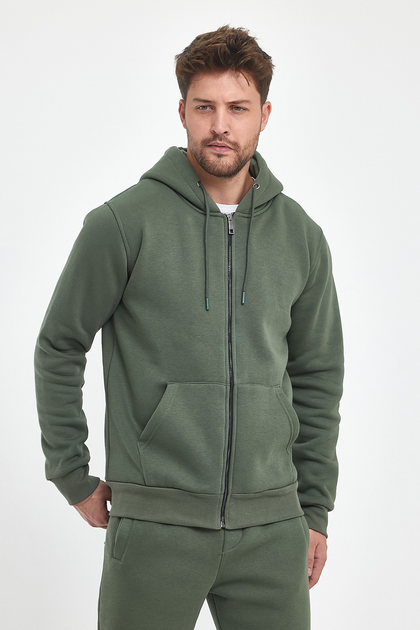 Кофта на замке спортивная флис Trend Collection 6164 хаки (HAKI) S от ...