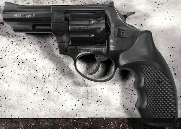Револьвер Флобера Voltran Ekol Viper 3" (чорний / пластик) - зображення 1
