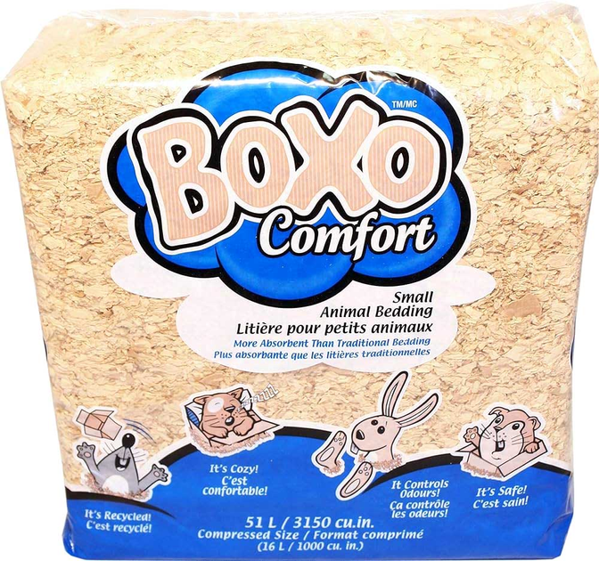 Papierowa ściółka dla gryzoni Boxo Soft Paper Comfort Bedding 51 L (0068328070549) - obraz 1