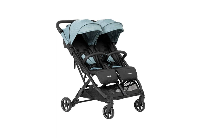 Прогулочная коляска двойная, для двойни, близнецов 11,6кг FreeON Active TWIN черно-зеленая Словения 49720 - Фото 11 Прогулочная коляска двойная, для двойни, близнецов 11,6кг FreeON Active TWIN черно-зеленая Словения 49720 - изображение 11