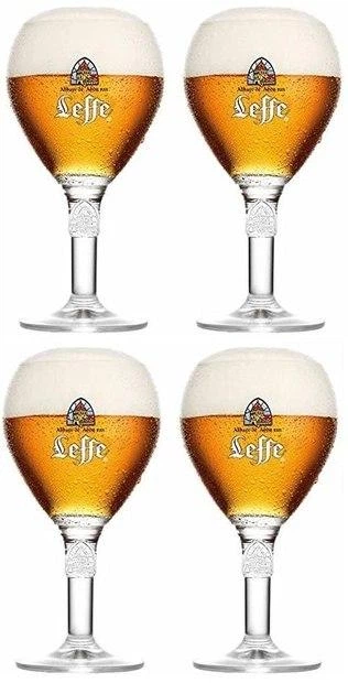 Набір бокалів для пива Leffe Бельгія 0.33 4 штуки - Фото 1 Набір бокалів для пива Leffe Бельгія 0.33 4 штуки - зображення 1