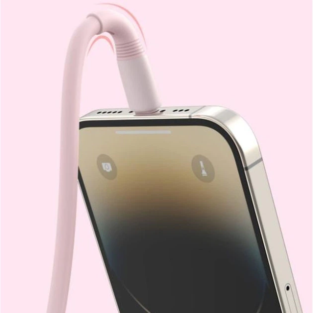 Дата кабель Hoco X97 Crystal color Type-C to Lightning 20W (1m) Light pink - 00000066089_3 - Фото 3 Дата кабель Hoco X97 Crystal color Type-C to Lightning 20W (1m) Light pink - 00000066089_3 - зображення 3