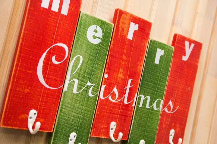 Вешалка ДРЕВОДЕЛЯ "Merry Christmas" 36х57х1,5см (080799) - изображение 8