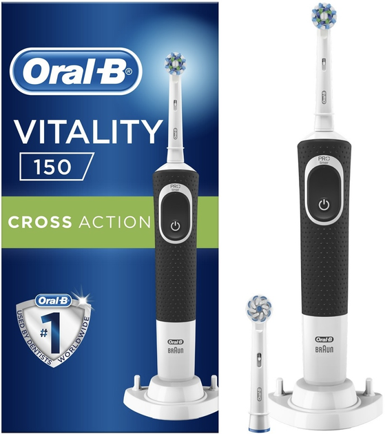 Elektryczna szczoteczka do zębów Oral-b Braun Vitality 150 CrossAction + Brush Head (4210201402053) - obraz 1