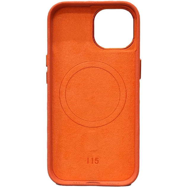 Чехол для Apple iPhone 15 (6.1") Epik Denim Magsafe Series Orange - изображение 3