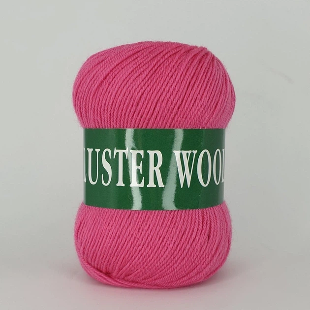 Пряжа шерстяная Vita Luster Wool 100 3383 малина - Фото 2 Пряжа шерстяная Vita Luster Wool 100 3383 малина - изображение 2