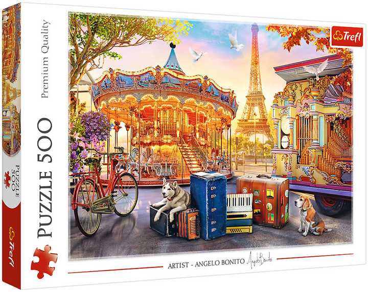 Пазл Trefl Канікули в Парижі 500 елементів (5900511374261) - зображення 1
