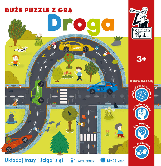 Puzzle z grą Edgard Droga 22 elementy (5903699821572) - obraz 1