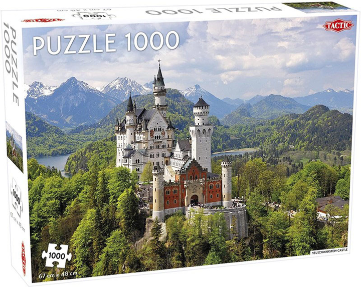 Puzzle Tactic Neuschwanstein Castle 1000 elementów (6416739552408) - obraz 1