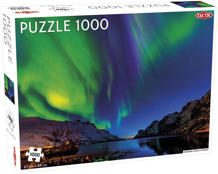Puzzle Tactic Northern Lights in Tromso 1000 elementów (6416739566474) - obraz 1