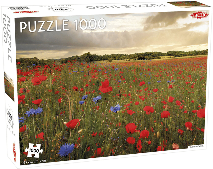 Puzzle Tactic Field of Flowers 1000 elementów (6416739566467) - obraz 1