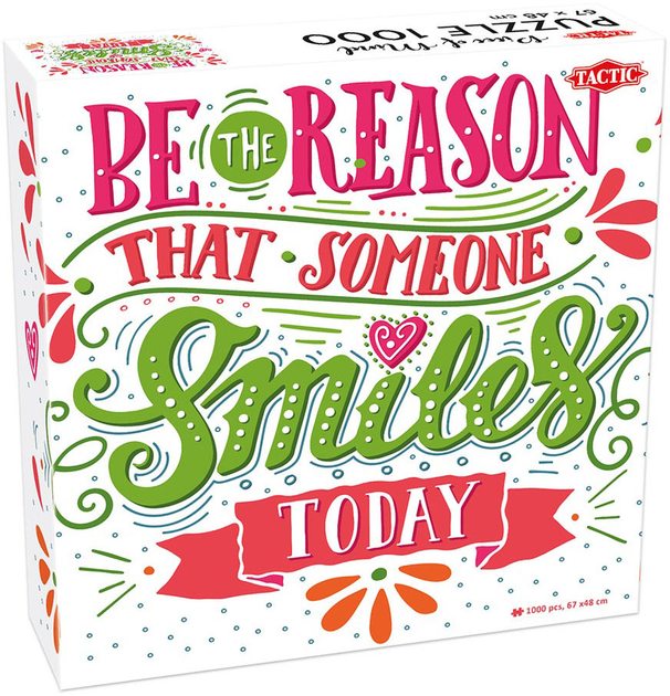 Пазл Tactic Be the Reason Someone Smiles 1000 елементів (6416739582405) - зображення 1