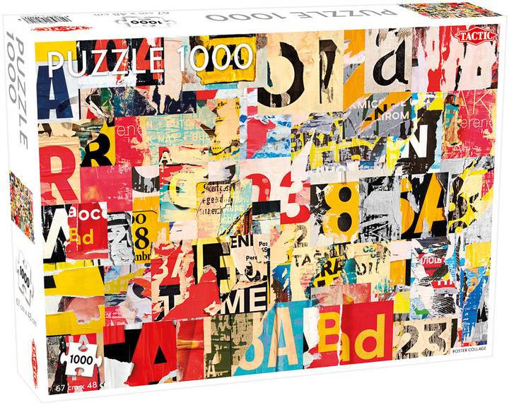 Пазл Tactic Poster Collage Pattern 1000 елементів (6416739582689) - зображення 1