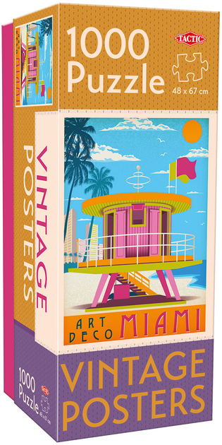 Puzzle Tactic Vintage Miami 1000 elementów (6416739582993) - obraz 1