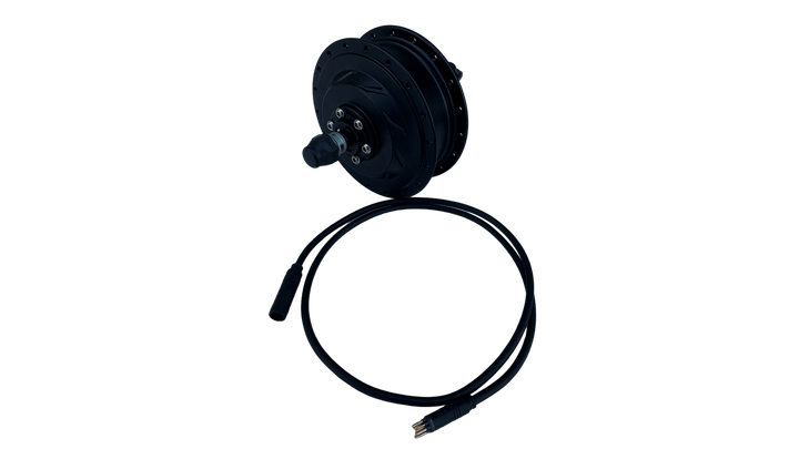 Мотор колесо заднее 36v 350W для черного велосипеда - изображение 2