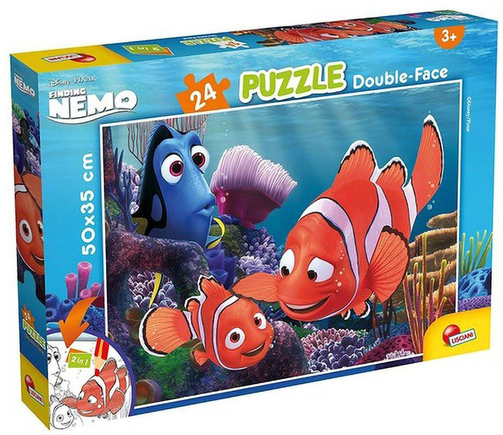 Puzzle dwustronne Lisciani Nemo 24 elementy (8008324086481) - obraz 1