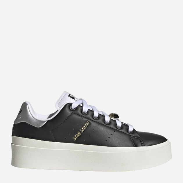 Tenisówki damskie na platformie Adidas Stan Smith Bonega HQ4253 36.5 (4UK) Czarne (4066749882112) - obraz 1