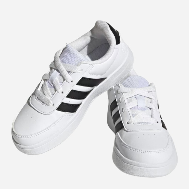 Підліткові кеди для хлопчика Adidas Breaknet Lifestyle Court Lace HP8956 38 (5UK) Білі (4066747128489) - зображення 2