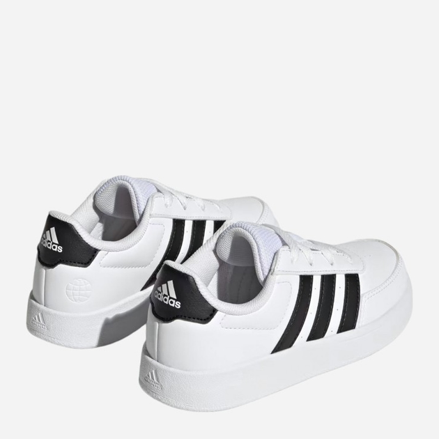 Підліткові кеди для хлопчика adidas Breaknet Lifestyle Court Lace HP8956 38 (5UK) Білі (4066747128489) - зображення 3