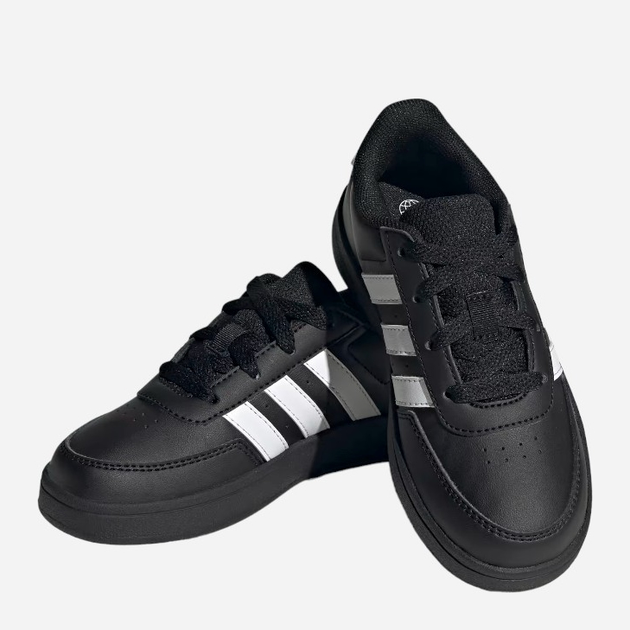 Підліткові кеди для хлопчика adidas Breaknet Lifestyle Court Lace HP8961 39 (6UK) Чорні (4066749442095) - зображення 2