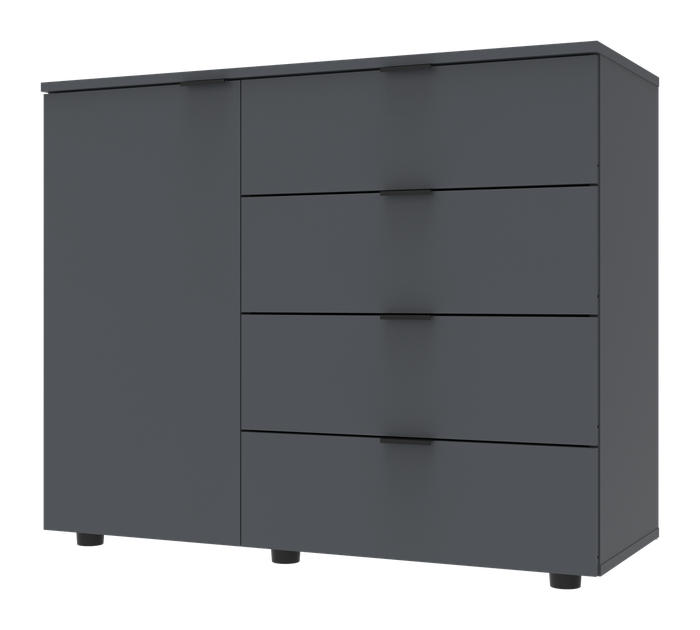 Комод С1 Doros Графіт 100х38, 1х81, 2 (41510069) - зображення 2