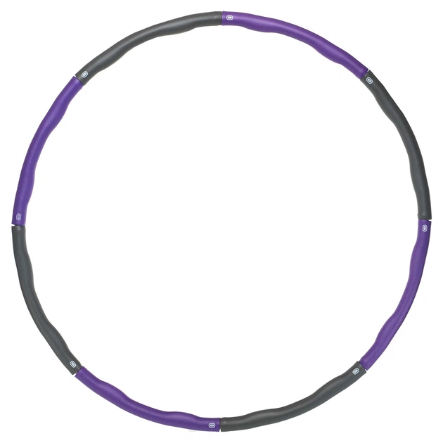 Обруч массажный хула хуп Hula Hoop SP-Planeta Sport Fit BY-018 диаметр 98 см Purple-Grey - изображение 2