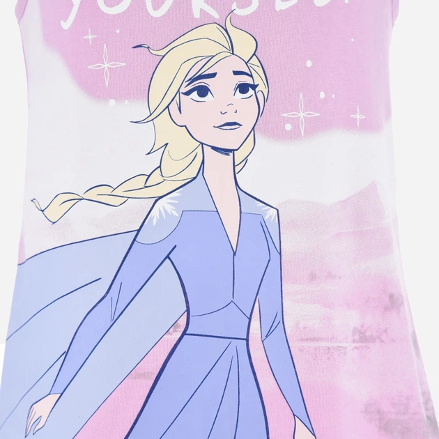 Детский летний сарафан для девочки Disney Frozen EX1096.BIO 98-104 см Фиолетовый (3609086969743) - изображение 3