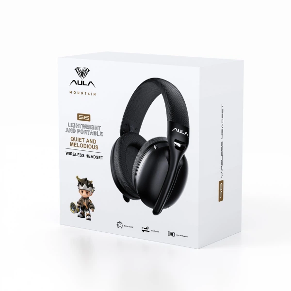 Гарнітура Aula s6 Wireless Headset Black (6948391235554) - зображення 7