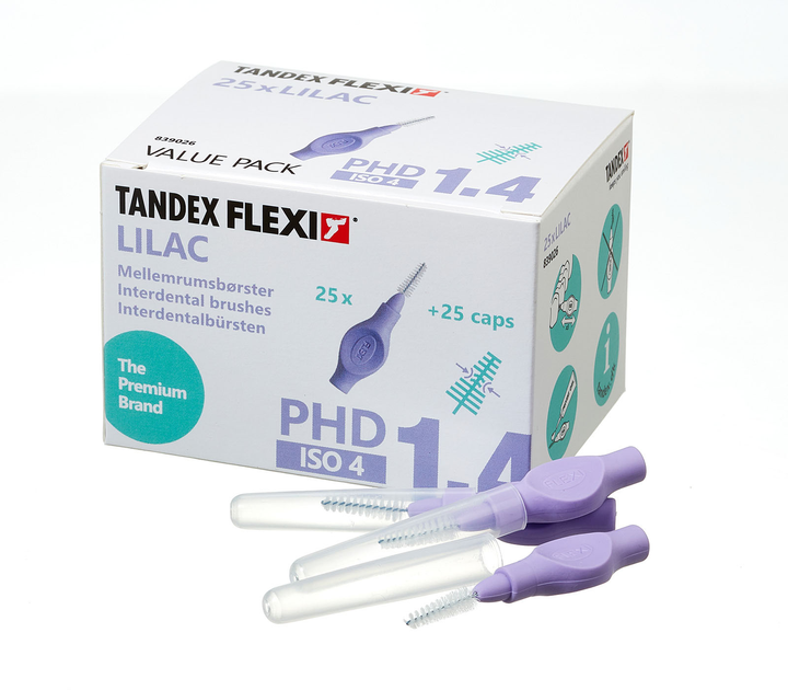 Szczoteczki międzyzębowe Tandex Flexi 0.80 mm 25 szt (5902205591176) - obraz 1