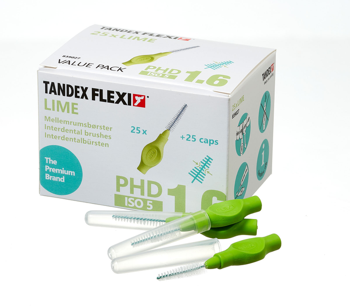Szczoteczki międzyzębowe Tandex Flexi 1.0 mm 25 szt (5902205591183) - obraz 1