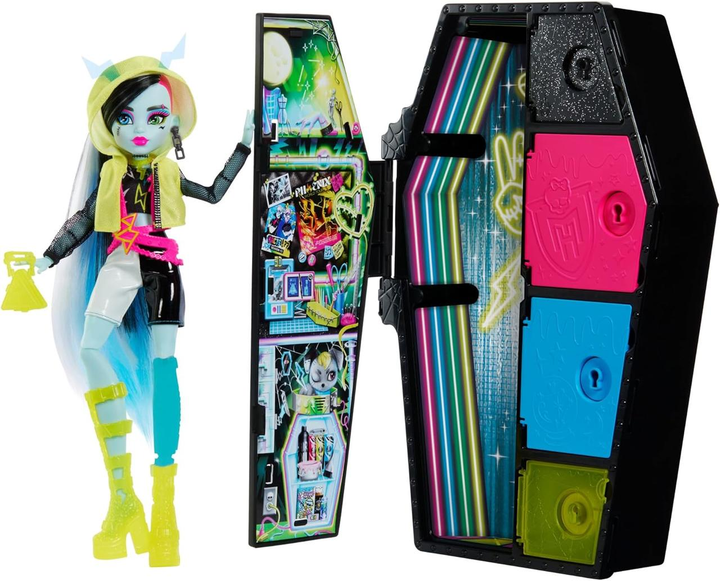 Кукла Монстер Хай Фрэнки Штейн Неоновые и бомбезные Ужас-секреты Monster High Frankie Stein Neon Frights HNF79 – фото, отзывы, характеристики в интернет-магазине ROZETKA от продавца: MD&Co | Купить в Украине: Киеве, Харькове, Кукла Монстер Хай Фрэнки Штейн Неоновые и бомбезные Ужас-секреты Monster High Frankie Stein Neon Frights HNF79 – фото, отзывы, характеристики в интернет-магазине ROZETKA от продавца: MD&Co | Купить в Украине: Киеве, Харькове,