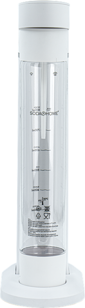 Аппарат / Сифон для газирования воды и напитков SODA@HOME MERCURIUS White с балоном СО₂ - изображение 4