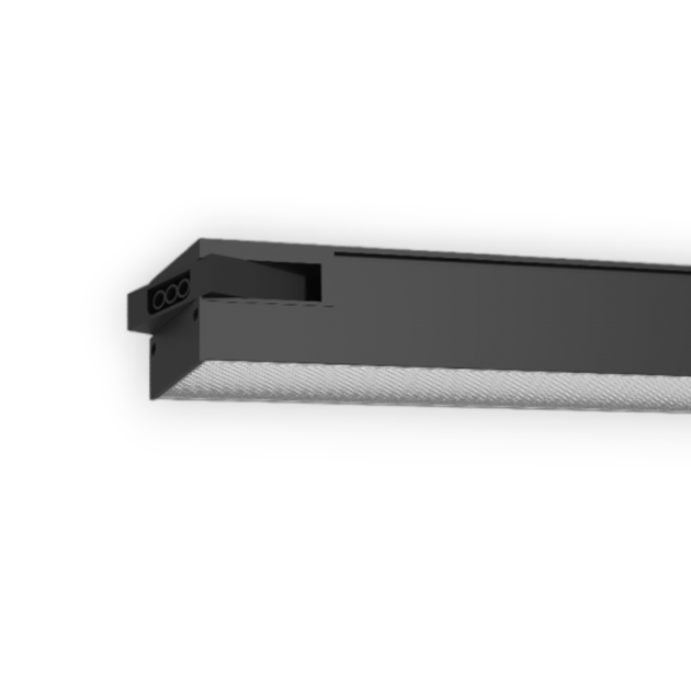 LED светильник линейный магистральный поворотный VIDEX BNL02 24W 0.6М 5000K 220V Black - изображение 8