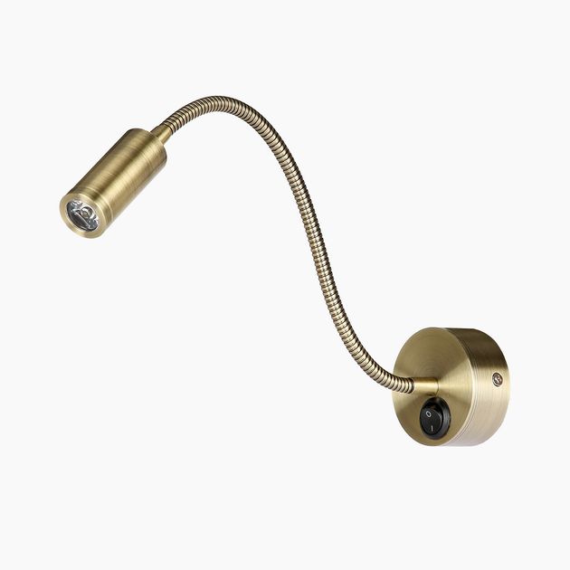 Бронзовое прикроватное бра на гибкой ножке LED (920-V4001 BRONZE) - изображение 1