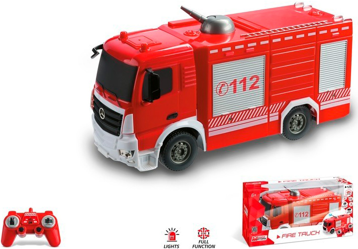 Model zdalnie sterowany Mondo Mercedes Antos Straż Pożarna 1:26 (8001011635160) - obraz 3