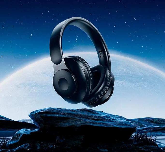 Бездротові навушники HOCO W45 Enjoy BT headset Black (6942007601191) - изображение 3