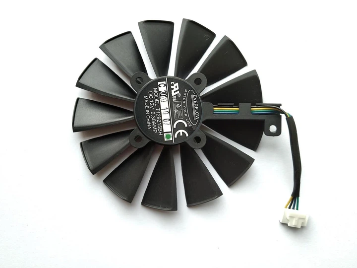 Вентилятор кулер для видеокарты ASUS GTX 1650 1660 Ti Super RTX