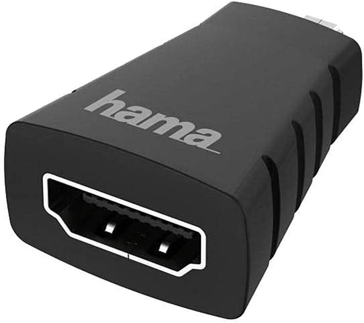 Adapter Hama HDMI - micro-HDMI F/M Black (4047443437501) - obraz 1